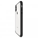 Spigen Ultra Hybrid Case - хибриден кейс с висока степен на защита за iPhone XS Max (черен-прозрачен) 1
