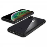 Spigen Ultra Hybrid Case - хибриден кейс с висока степен на защита за iPhone XS Max (черен-прозрачен) 2