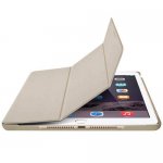 Macally Stand Case - полиуретанов калъф и поставка за iPad 5 (2017), iPad 6 (2018) (златист) 1