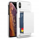 Verus Damda Glide Case - висок клас хибриден удароустойчив кейс с място за кр. карти за iPhone XS Max (бял) 1