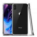 Verus Crystal Bumper Case - хибриден удароустойчив кейс за iPhone XS Max (сребрист-прозрачен) 2