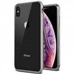 Verus Crystal Bumper Case - хибриден удароустойчив кейс за iPhone XS Max (сребрист-прозрачен) 1