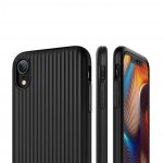 Verus Single Fit Label Case - хибриден удароустойчив кейс за iPhone XR (черен) 3