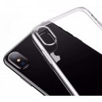 Baseus Simple Case - силиконов (TPU) калъф за iPhone XS (златист) 2