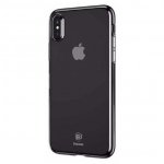 Baseus Simple Case - силиконов (TPU) калъф за iPhone XS (златист) 4