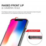 Patchworks Lumina - хибриден удароустойчив TPU калъф за iPhone XS, iPhone X (прозрачен) 3