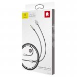 Baseus USB to Lightning + 3.5 mm Cable - USB кабел за зареждане и аудио за устройства с Lightning порт (черен) 2