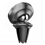 Baseus Small Ears Magnetic Car Air Vent Holder - магнитна поставка за радиатора на кола за смартфони (черен) 2