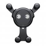 Baseus Emoticon Gravity Car Mount - поставка за радиатора на кола за смартфони с дисплеи до 6 инча (черна) 1
