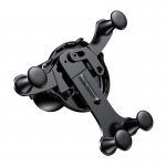 Baseus Emoticon Gravity Car Mount - поставка за радиатора на кола за смартфони с дисплеи до 6 инча (черна) 3