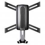 Baseus Spiderman Gravity Car Mount - поставка за радиатора на кола за смартфони с дисплеи до 6 инча (черна) 1