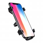 Baseus Spiderman Gravity Car Mount - поставка за радиатора на кола за смартфони с дисплеи до 6 инча (черна) 4