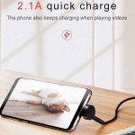 Baseus Maruko USB-C Cable - USB-C кабел за устройства с USB-C порт (черен) 2