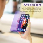 Baseus Anti-bluelight Tempered Glass Film (0.15mm) - калено стъклено защитно покритие за дисплея на iPhone XS, iPhone X (прозрачен) 6