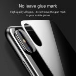 Baseus Back Glass Film - калено стъклено защитно покритие за задната част на iPhone XS (черен) 6