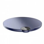Baseus Digtal LED Display Wireless Charger - поставка (пад) за безжично захранване с Fast Charge и LED дисплей за QI съвместими устройства (син) 1