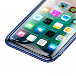Baseus Tempered Glass Film (0.33mm) - калено стъклено защитно покритие за дисплея на iPhone XS Max (прозрачен) 4