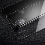 Baseus Back Glass Film - калено стъклено защитно покритие за задната част на iPhone XS Max (прозрачен) 8