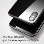 Baseus Back Glass Film - калено стъклено защитно покритие за задната част на iPhone XS Max (прозрачен) 5
