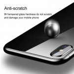Baseus Back Glass Film - калено стъклено защитно покритие за задната част на iPhone XS Max (прозрачен) 2
