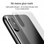 Baseus Back Glass Film - калено стъклено защитно покритие за задната част на iPhone XS Max (прозрачен) 1
