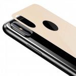 Baseus Back Glass Film - калено стъклено защитно покритие за задната част на iPhone XS Max (златист) 5