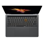 ZKY Keyboard Cover - силиконов протектор за клавиатурата на MacBook Pro with Touch Bar (прозрачен-мат) (bulk) 2