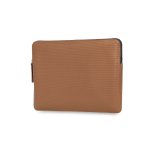 Knomo Laptop Leather Embossed Sleeve 13 - луксозен кожен калъф с цип за преносими компютри до 13 инча (бронз) 1