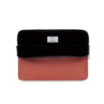 Knomo Laptop Leather Embossed Sleeve 13 - луксозен кожен калъф с цип за преносими компютри до 13 инча (мед) 3