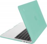 Artwizz Rubber Clip Case - качествен предпазен кейс за MacBook Pro 13 Touch Bar и без Touch Bar (2016 и по нов) (светлосин) 1