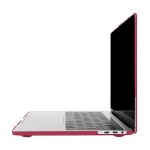 Artwizz Rubber Clip Case - качествен предпазен кейс за MacBook Pro 13 Touch Bar и без Touch Bar (2016 и по нов) (червен) 2