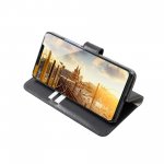 JT Berlin LeatherBook Kreuzberg Case - хоризонтален кожен (естествена кожа) калъф тип портфейл за Huawei Mate 20 Pro (черен) 4