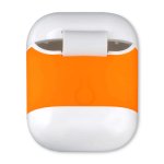 4smarts Wireless Charging Case - предпазен калъф за безжично зареждане за Apple Airpods (бял-оранжев) 3