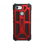 Urban Armor Gear Monarch Case - удароустойчив хибриден кейс за Google Pixel 3 (черен-червен) 1