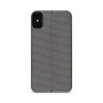 Artwizz SecretCase - текстилен кейс с отделение за карти за iPhone XS Max (сив) 4
