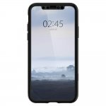 Spigen Thin Fit 360 - комплект тънък матиран кейс и стъклено защитно покритие за целия дисплей за iPhone XS Max (черен) 2