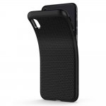 Spigen Liquid Air Case - тънък качествен термополиуретанов кейс за iPhone XS Max (черен)  3