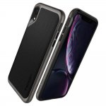 Spigen Neo Hybrid Case - хибриден кейс с висока степен на защита за iPhone XR (черен-сив)  1