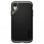 Spigen Neo Hybrid Case - хибриден кейс с висока степен на защита за iPhone XR (черен-сив)  4
