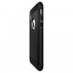 Spigen Rugged Armor Case - термополиуретанов кейс с най-висока степен на защита за iPhone XR (черен-мат) 5