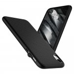 Spigen Liquid Air Case - тънък качествен термополиуретанов кейс за iPhone XR (черен)  1