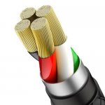 Baseus U-Shaped Mobile Game Cable - Lightning USB кабел за iPhone, iPad и iPod с Lightning (200 см) (черен) 5