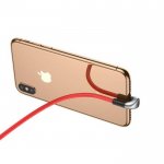 Baseus U-Shaped Mobile Game Cable - Lightning USB кабел за iPhone, iPad и iPod с Lightning (200 см) (червен) 4