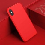 Baseus Original LSR Case - силиконов (TPU) калъф за iPhone XS (червен) 2