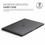 Elago Slim Case - предпазен поликарбонатов кейс за MacBook Pro 15 Touch Bar (Mid 2016), (Late 2017), (Mid 2018) (тъмносив) 3