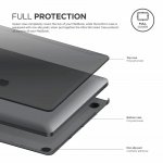 Elago Slim Case - предпазен поликарбонатов кейс за MacBook Pro 15 Touch Bar (Mid 2016), (Late 2017), (Mid 2018) (тъмносив) 1