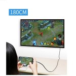 Baseus C-Video USB-C to HDMI Male Cable - кабел за свързване от USB-C към HDMI 4K (черен) (1.8м) 4