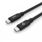 ADAM Elements CASA C100+ USB-C Cable 100W - USB-C към USB-C кабел за MacBook и устройства с USB-C порт (100 cm) (черен) 1