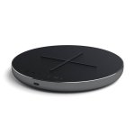 Satechi Wireless Charging Pad v2 Fast Charge - поставка (пад) за безжично захранване за QI съвместими устройства (тъмносив) 2