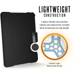 Urban Armor Gear Metropolis Folio Case - удароустойчив хибриден кейс от най-висок клас за iPad Pro 12.9 (2018) (черен) 5